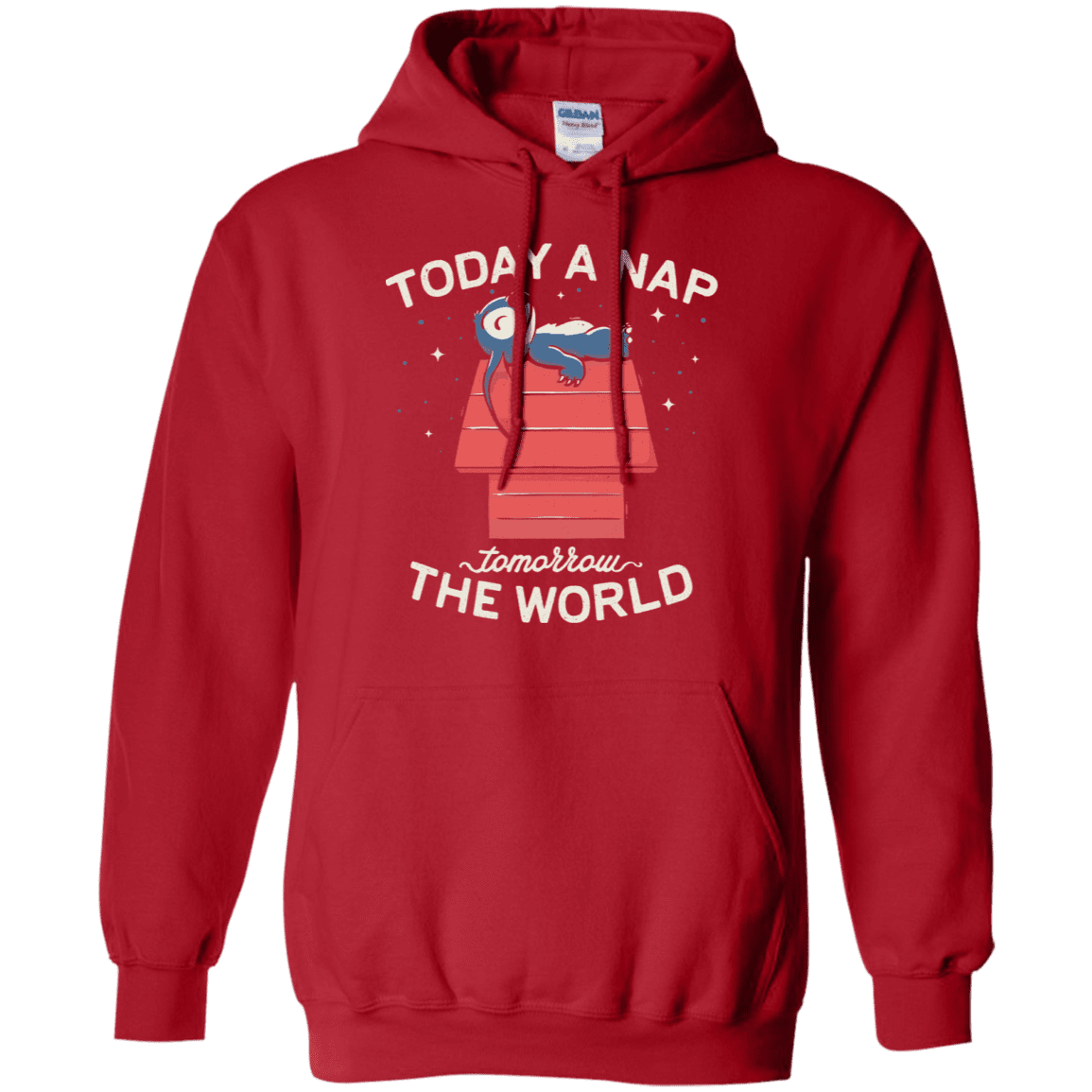 Sweatshirts Red / S Today a Nap Tomorrow the World Pullover Hoodie