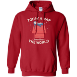 Sweatshirts Red / S Today a Nap Tomorrow the World Pullover Hoodie