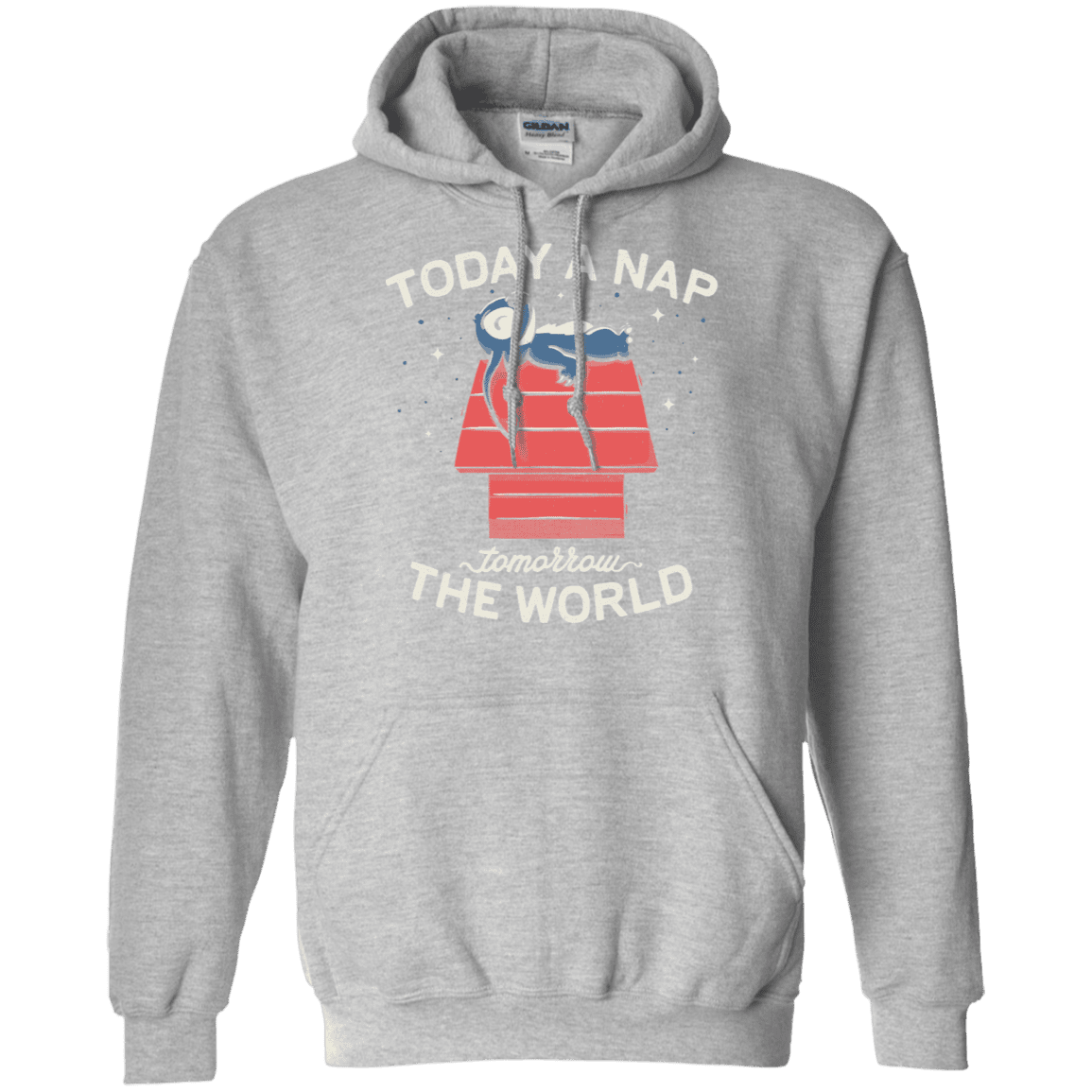 Sweatshirts Sport Grey / S Today a Nap Tomorrow the World Pullover Hoodie