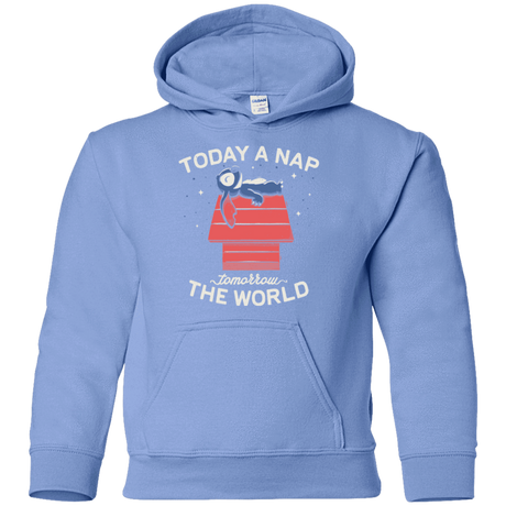 Sweatshirts Carolina Blue / YS Today a Nap Tomorrow the World Youth Hoodie