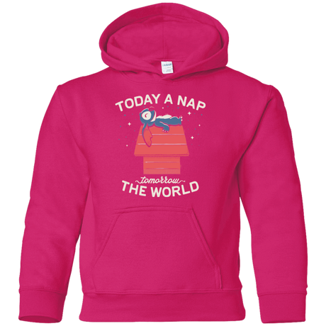 Sweatshirts Heliconia / YS Today a Nap Tomorrow the World Youth Hoodie