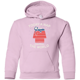 Sweatshirts Light Pink / YS Today a Nap Tomorrow the World Youth Hoodie
