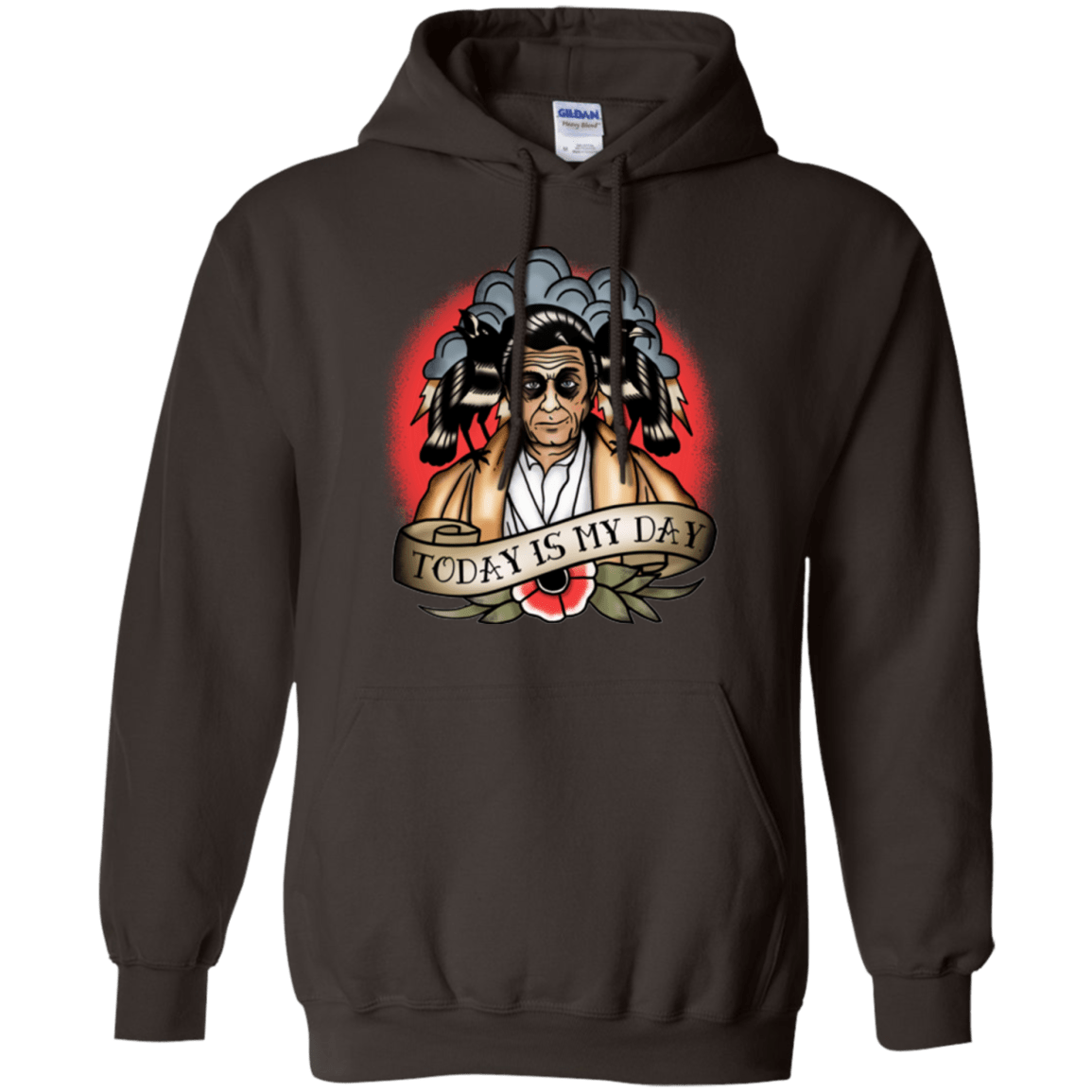Sweatshirts Dark Chocolate / Small Today Is My Day Pullover Hoodie