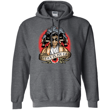 Sweatshirts Dark Heather / Small Today Is My Day Pullover Hoodie