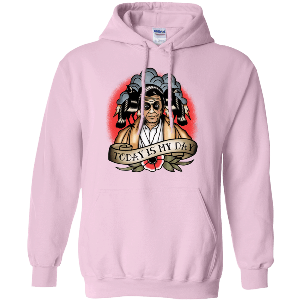 Sweatshirts Light Pink / Small Today Is My Day Pullover Hoodie