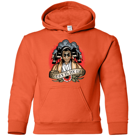 Sweatshirts Orange / YS Today Is My Day Youth Hoodie