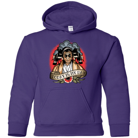 Sweatshirts Purple / YS Today Is My Day Youth Hoodie