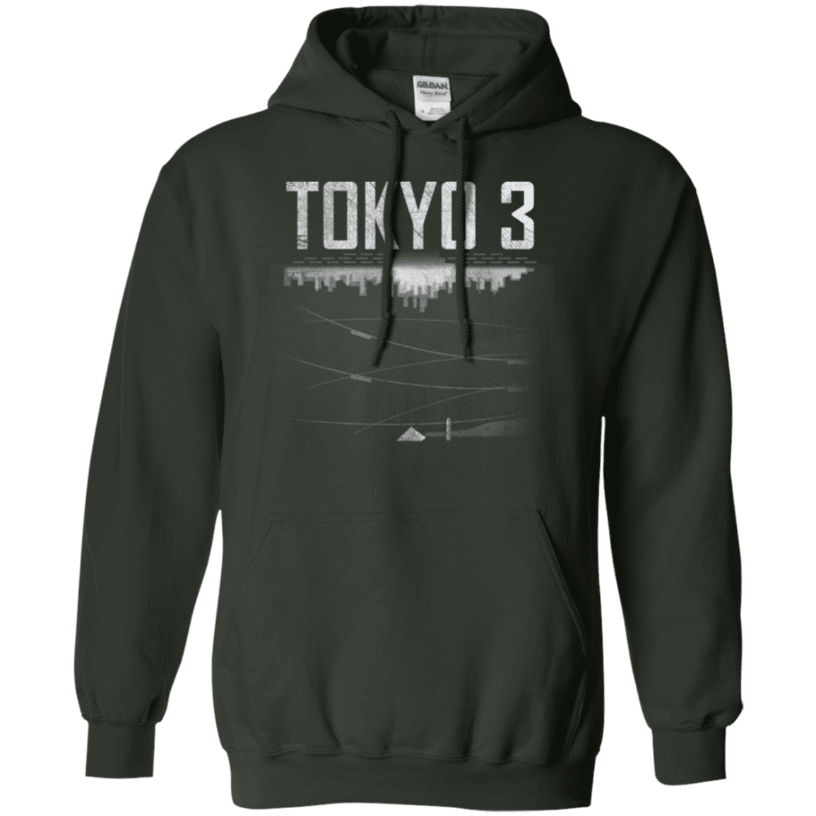 Sweatshirts Forest Green / Small Tokyo 3 Pullover Hoodie