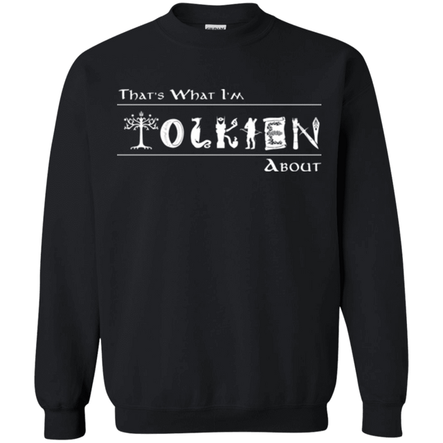 Sweatshirts Black / Small Tolkien About Crewneck Sweatshirt