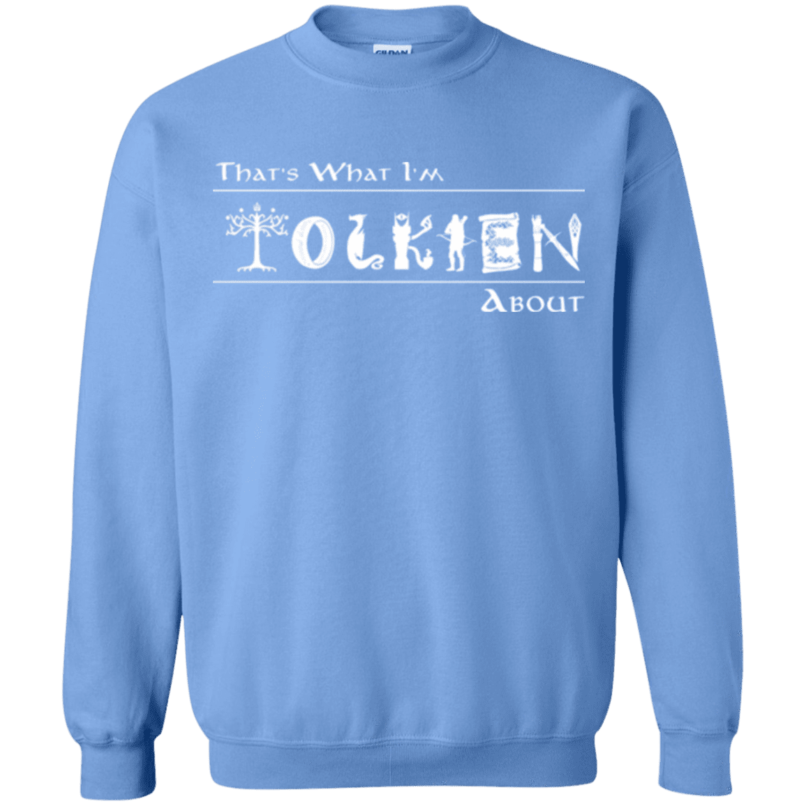 Sweatshirts Carolina Blue / Small Tolkien About Crewneck Sweatshirt