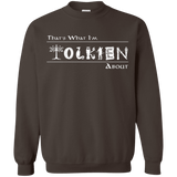 Sweatshirts Dark Chocolate / Small Tolkien About Crewneck Sweatshirt