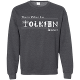 Sweatshirts Dark Heather / Small Tolkien About Crewneck Sweatshirt