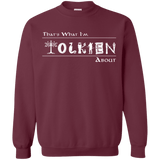 Sweatshirts Maroon / Small Tolkien About Crewneck Sweatshirt