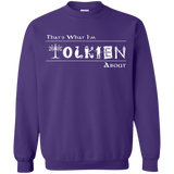 Sweatshirts Purple / Small Tolkien About Crewneck Sweatshirt