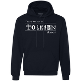 Sweatshirts Navy / Small Tolkien About Premium Fleece Hoodie