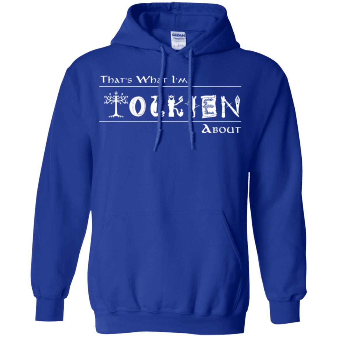 Sweatshirts Royal / Small Tolkien About Pullover Hoodie