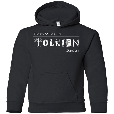Sweatshirts Black / YS Tolkien About Youth Hoodie