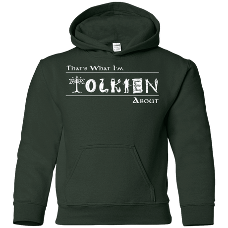 Sweatshirts Forest Green / YS Tolkien About Youth Hoodie