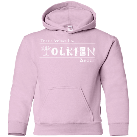 Sweatshirts Light Pink / YS Tolkien About Youth Hoodie