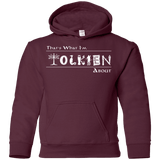 Sweatshirts Maroon / YS Tolkien About Youth Hoodie