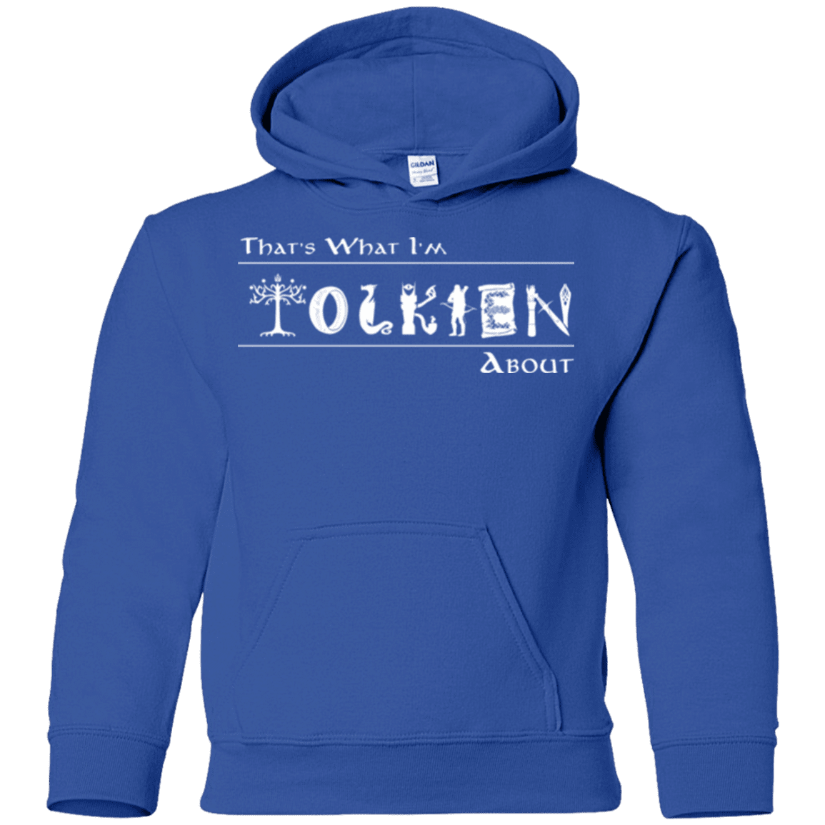 Sweatshirts Royal / YS Tolkien About Youth Hoodie