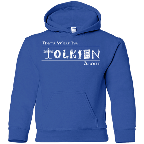 Sweatshirts Royal / YS Tolkien About Youth Hoodie