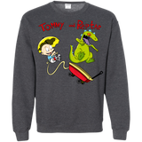 Sweatshirts Dark Heather / S Tommy and Reptar Crewneck Sweatshirt