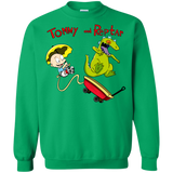 Sweatshirts Irish Green / S Tommy and Reptar Crewneck Sweatshirt