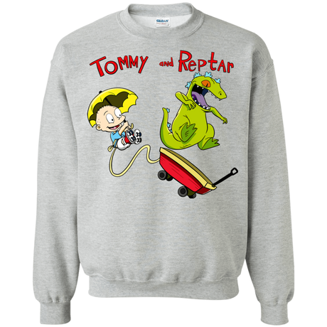 Sweatshirts Sport Grey / S Tommy and Reptar Crewneck Sweatshirt