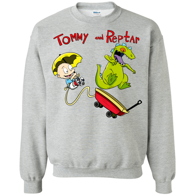 Sweatshirts Sport Grey / S Tommy and Reptar Crewneck Sweatshirt
