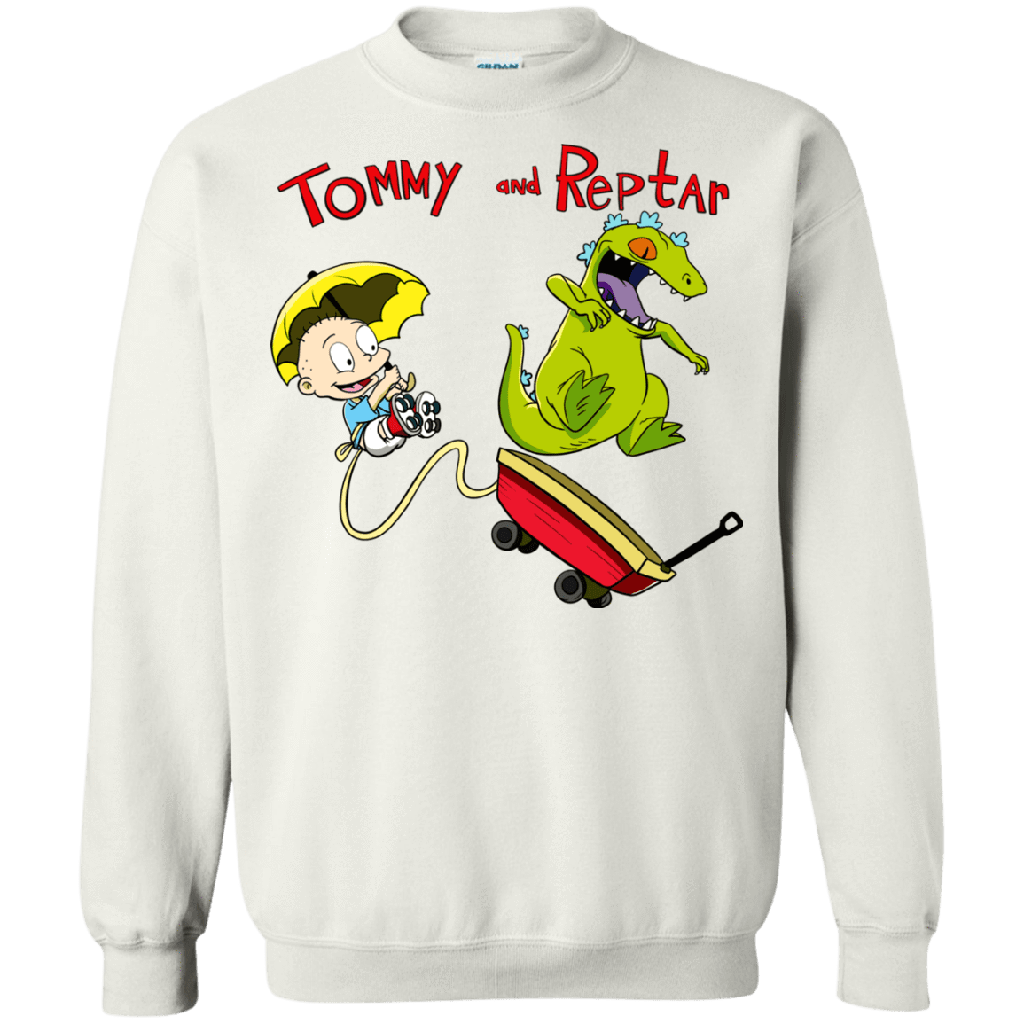 Sweatshirts White / S Tommy and Reptar Crewneck Sweatshirt