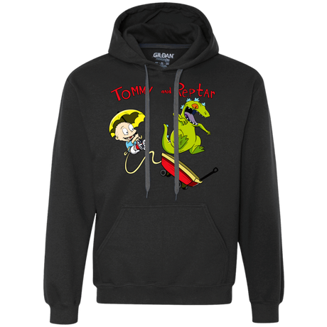 Sweatshirts Black / S Tommy and Reptar Premium Fleece Hoodie