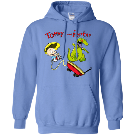 Sweatshirts Carolina Blue / S Tommy and Reptar Pullover Hoodie