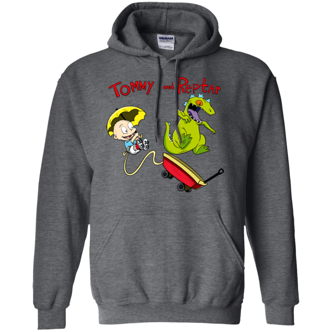 Tommy and Reptar Pullover Hoodie Pop Up Tee
