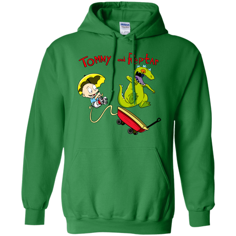 Sweatshirts Irish Green / S Tommy and Reptar Pullover Hoodie