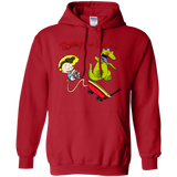 Sweatshirts Red / S Tommy and Reptar Pullover Hoodie