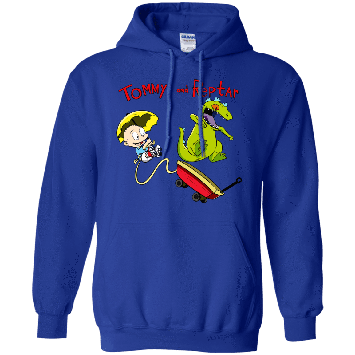 Sweatshirts Royal / S Tommy and Reptar Pullover Hoodie