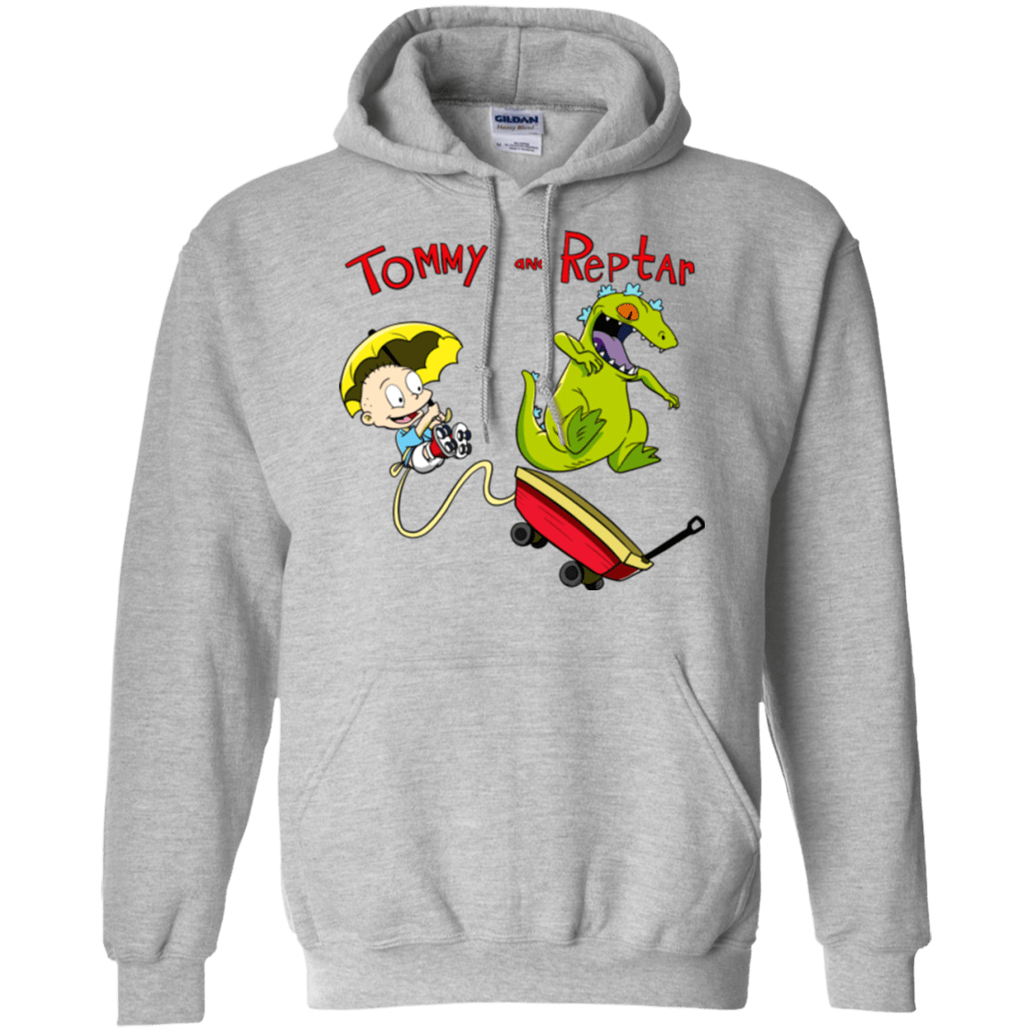 Tommy and Reptar Pullover Hoodie