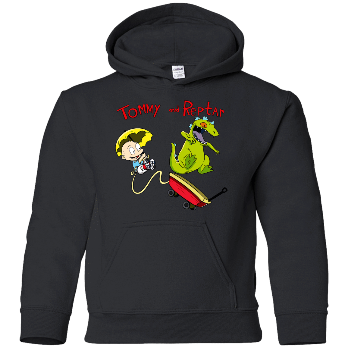 Sweatshirts Black / YS Tommy and Reptar Youth Hoodie