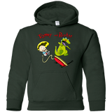 Sweatshirts Forest Green / YS Tommy and Reptar Youth Hoodie