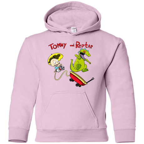 Sweatshirts Light Pink / YS Tommy and Reptar Youth Hoodie