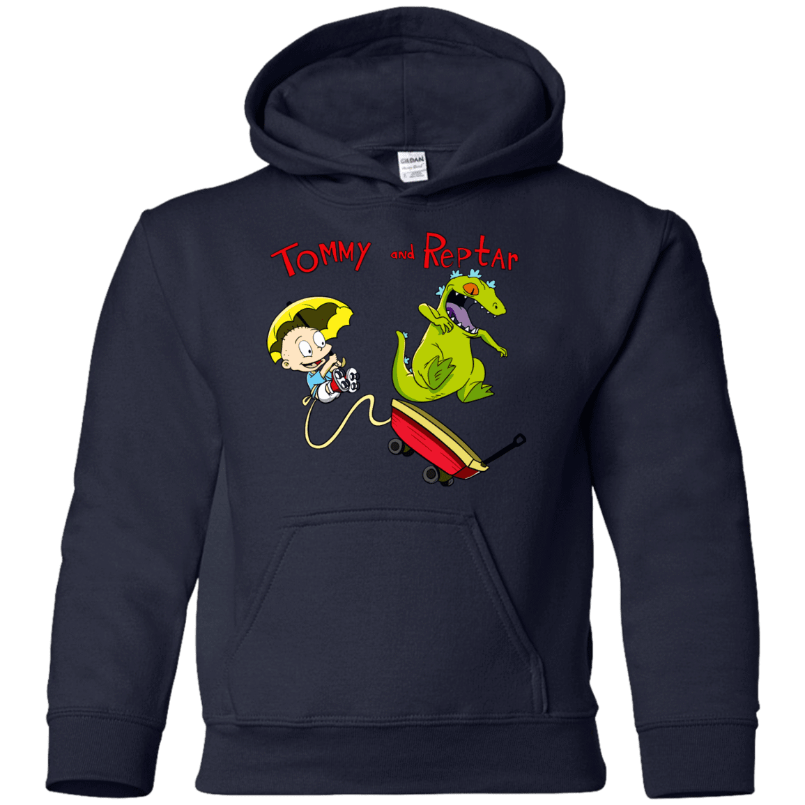 Sweatshirts Navy / YS Tommy and Reptar Youth Hoodie