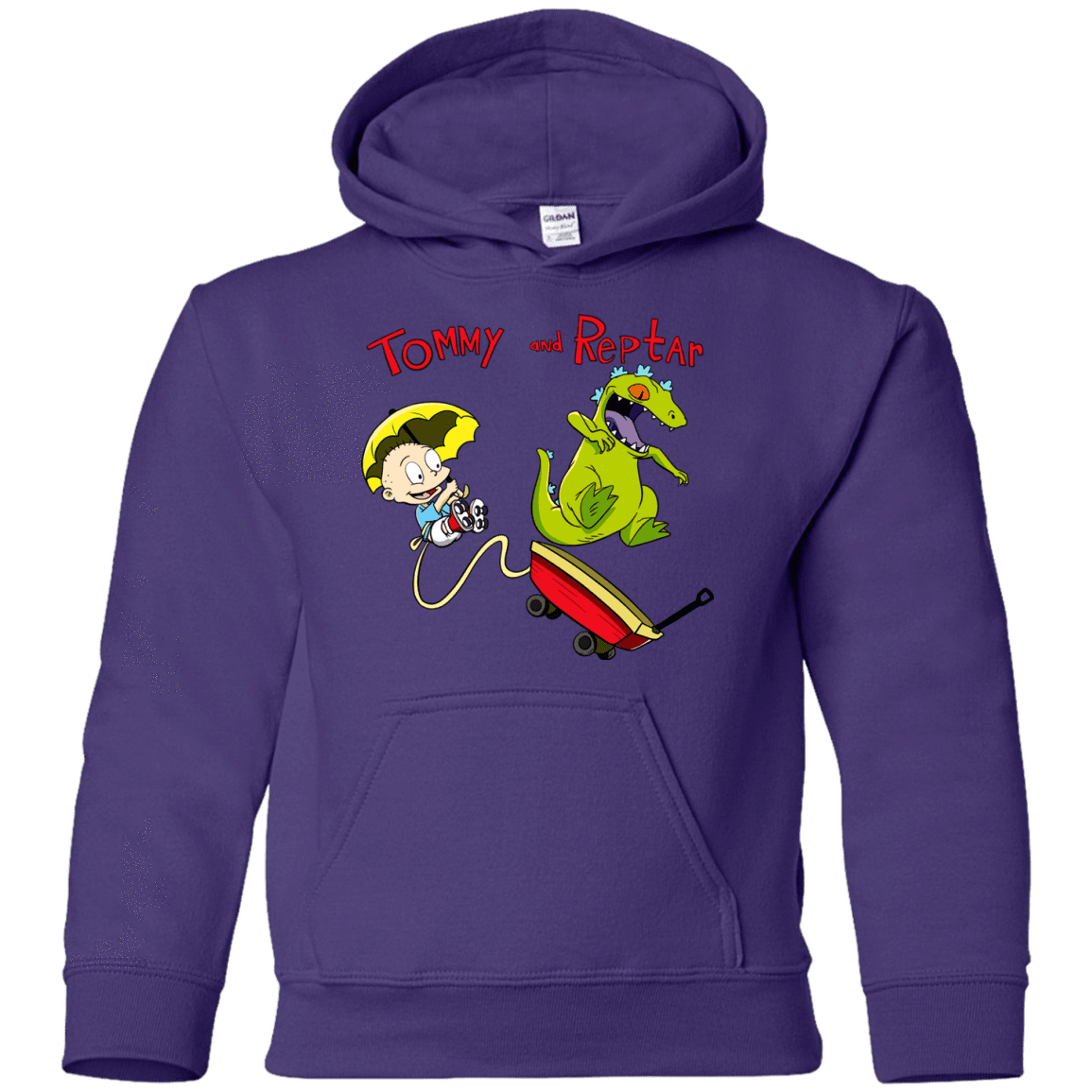 Sweatshirts Purple / YS Tommy and Reptar Youth Hoodie