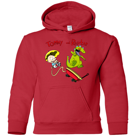 Sweatshirts Red / YS Tommy and Reptar Youth Hoodie