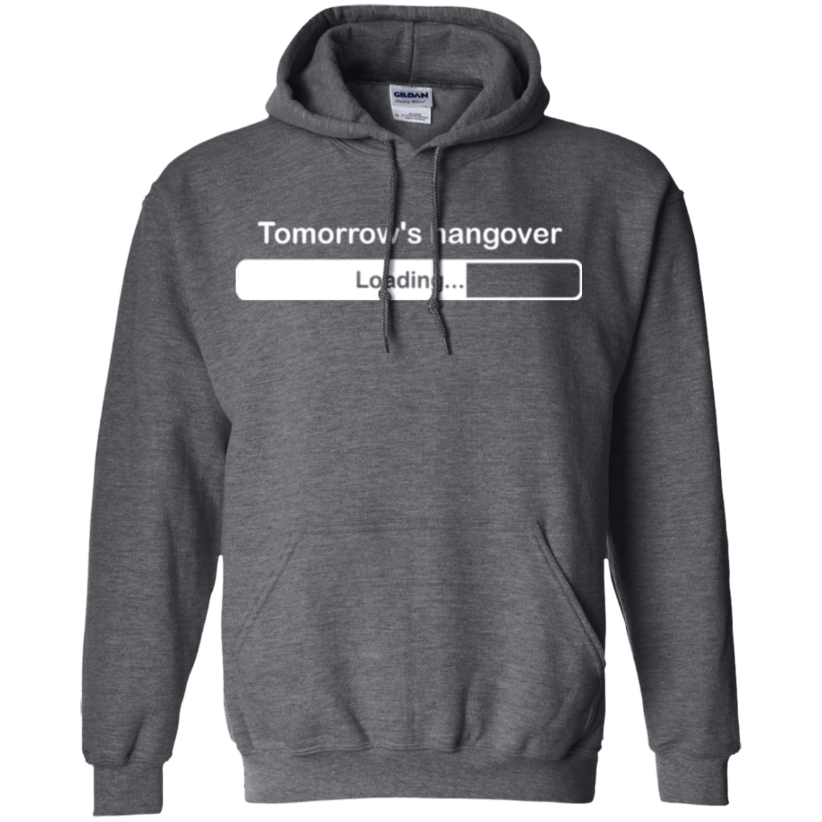 Sweatshirts Dark Heather / Small Tomorrow's hangover Pullover Hoodie