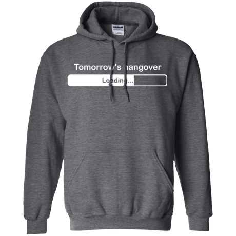 Sweatshirts Dark Heather / Small Tomorrow's hangover Pullover Hoodie