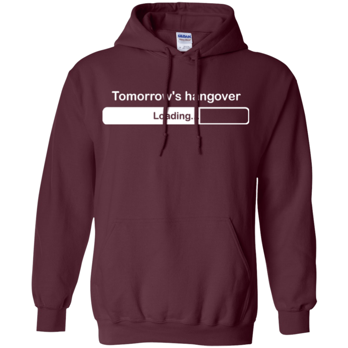 Sweatshirts Maroon / Small Tomorrow's hangover Pullover Hoodie