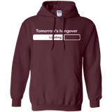 Sweatshirts Maroon / Small Tomorrow's hangover Pullover Hoodie