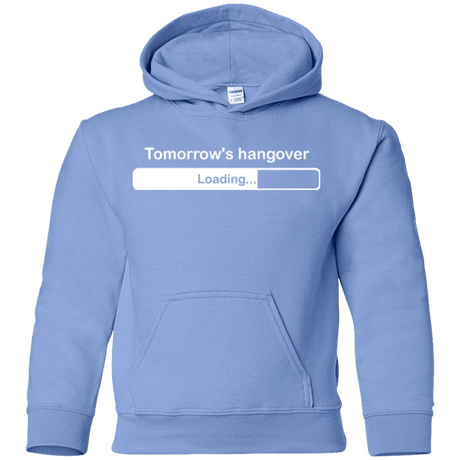 Sweatshirts Carolina Blue / YS Tomorrow's hangover Youth Hoodie