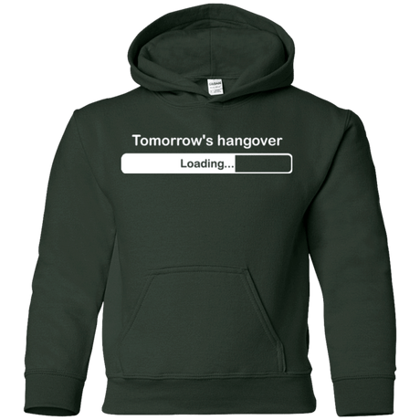 Sweatshirts Forest Green / YS Tomorrow's hangover Youth Hoodie